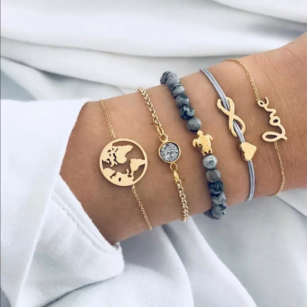 Boho Style Bracelet Set